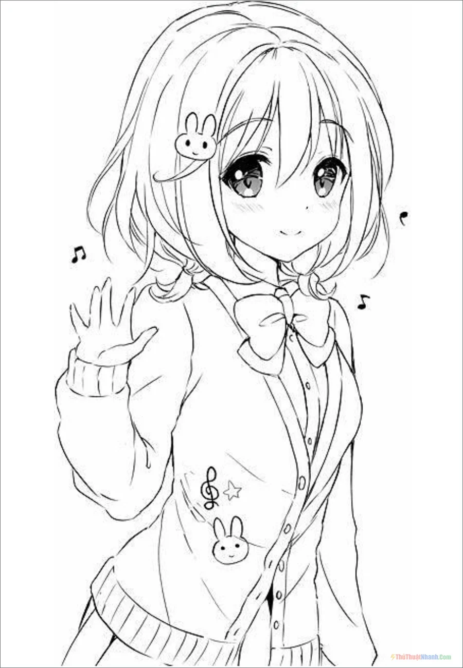 Ảnh anime không màu