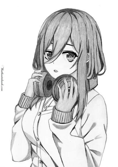 Hình vẽ anime nữ đẹp