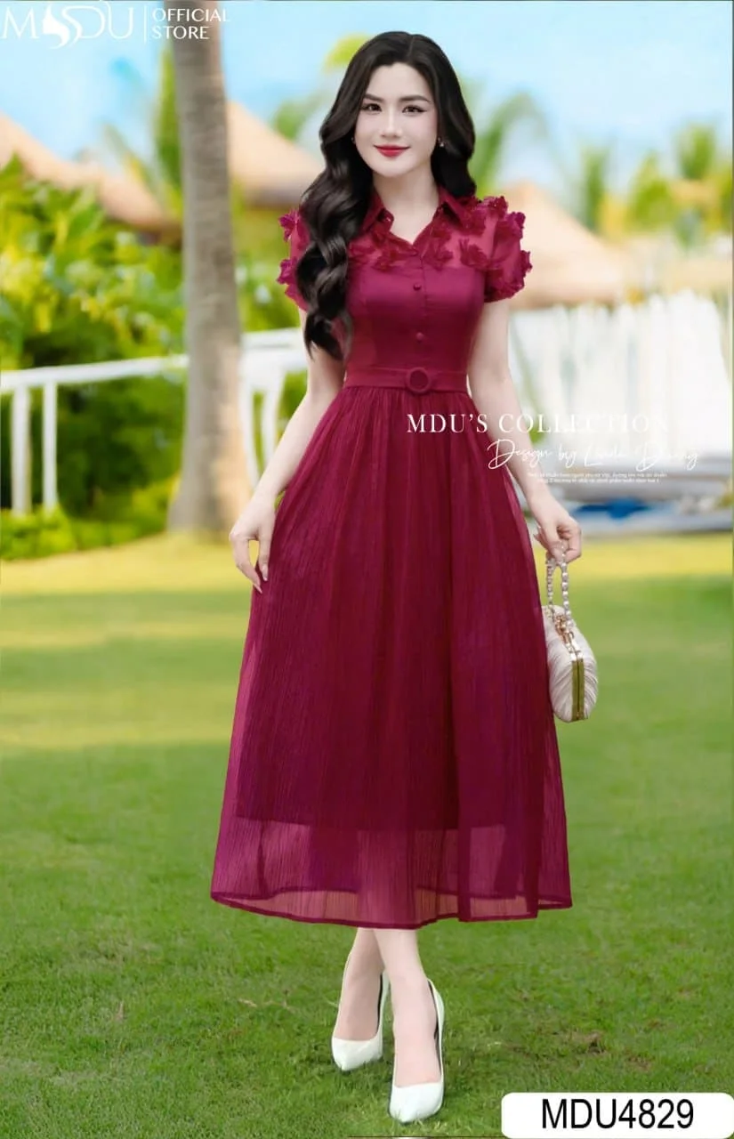 Những Mẫu Váy Dài Đẹp Nhất Cho Phong Cách Đi Biển - Váy Dài Công Sở