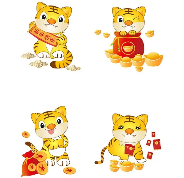vector mèo thần tài