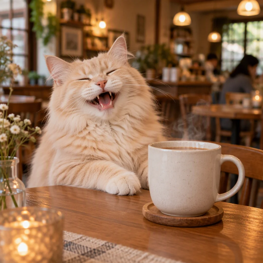 Bộ ảnh meme mèo cười, tấm 24
