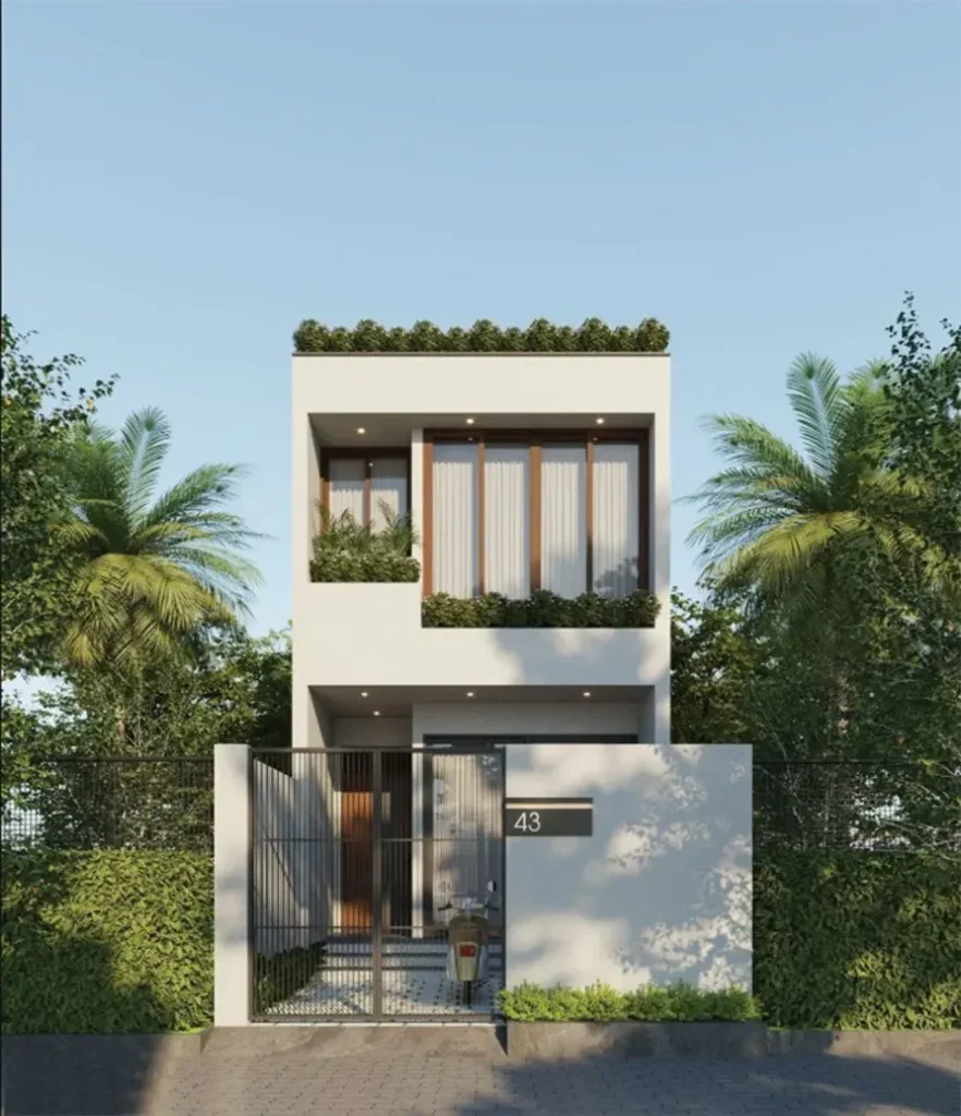 nhà 2 tầng đẹp đơn giản