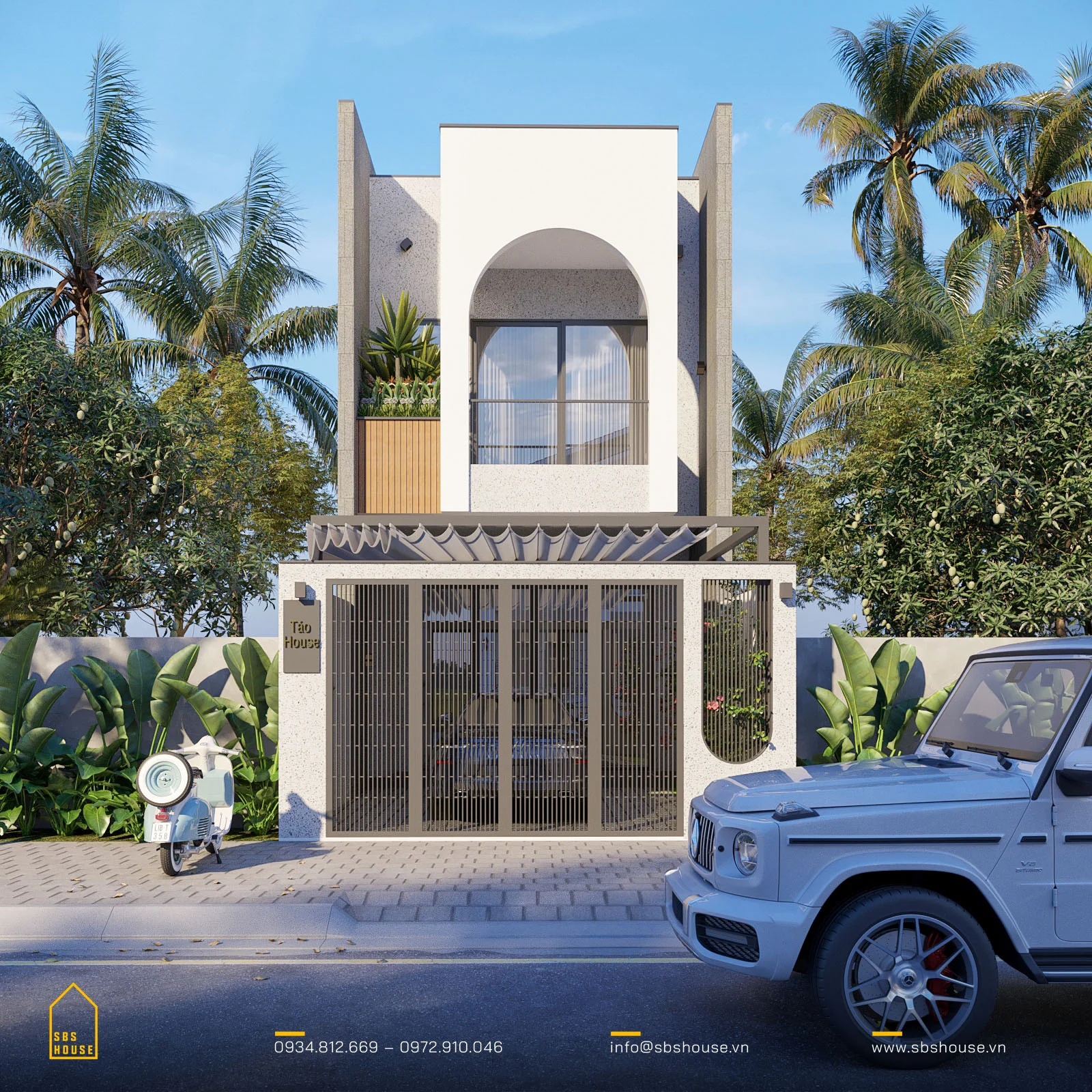 nhà 2 tầng đẹp