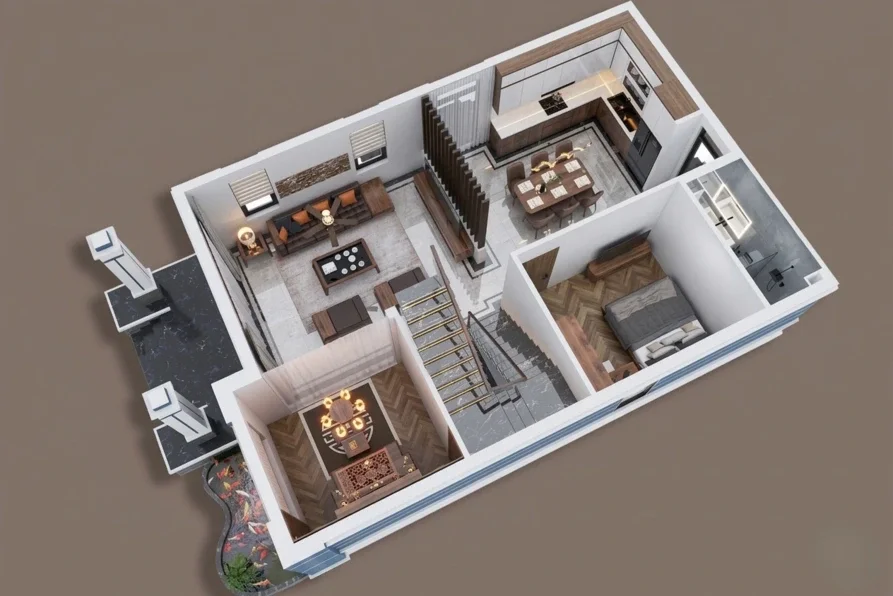 nhà 2 tầng hiện đại đơn giản (5)
