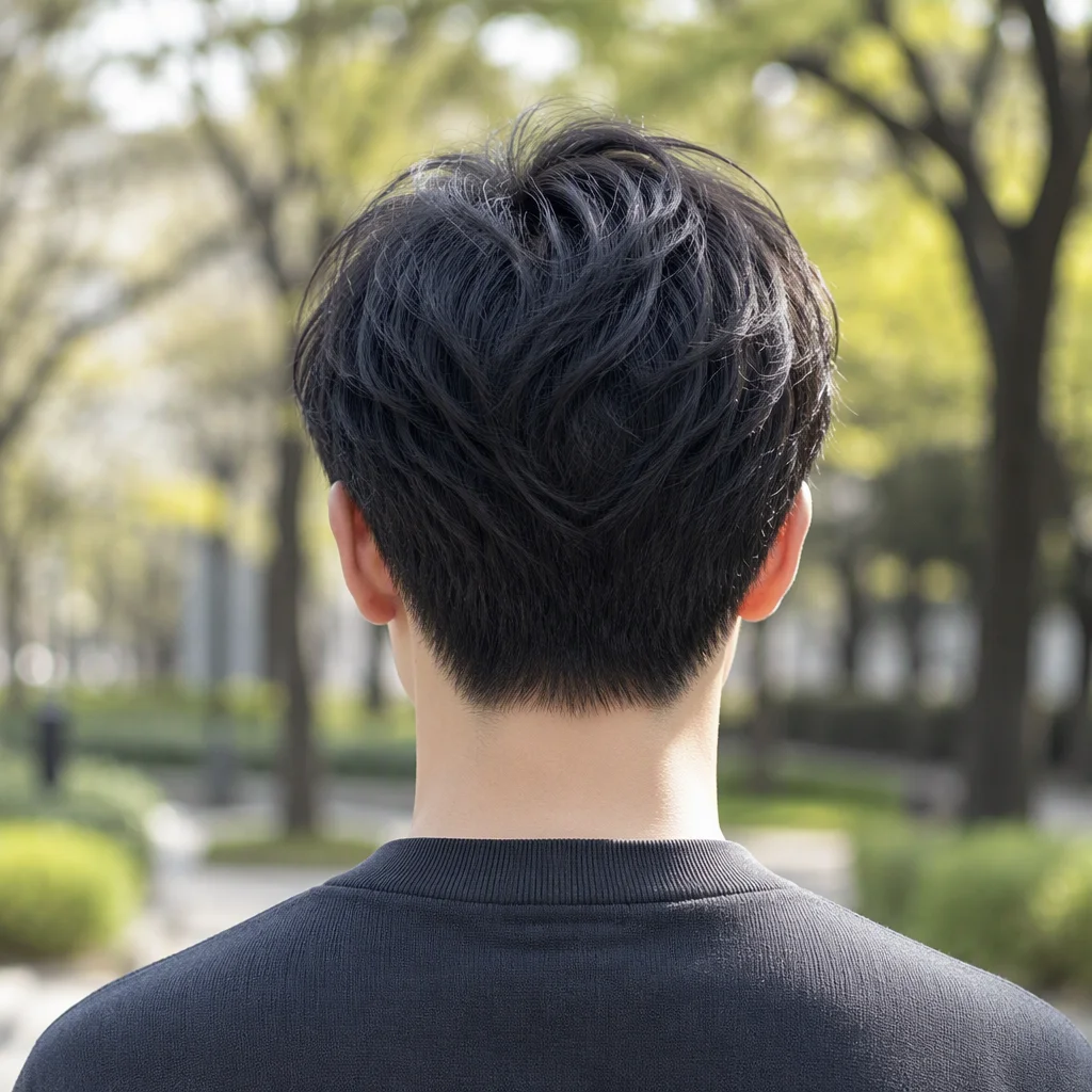 tóc layer nam ngắn, mẫu 3