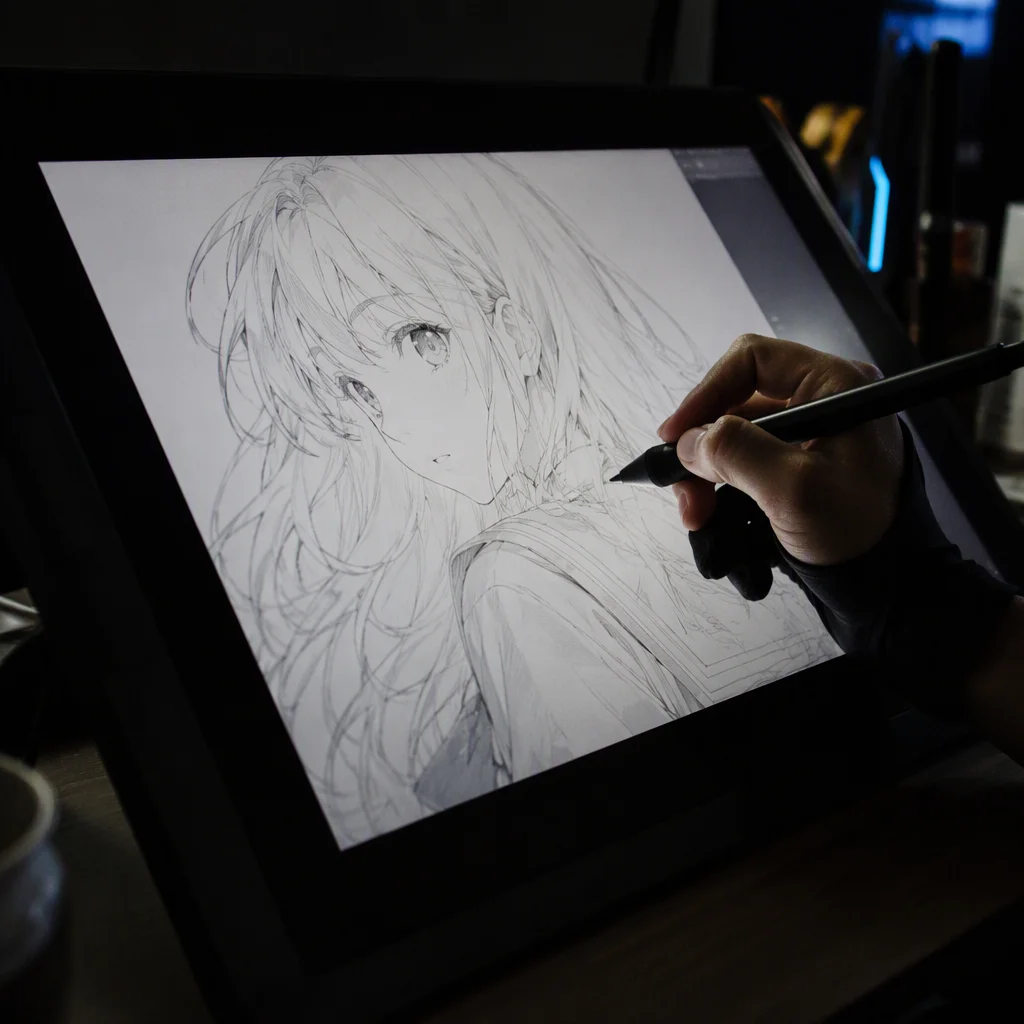 tranh vẽ anime: gợi ý số 30