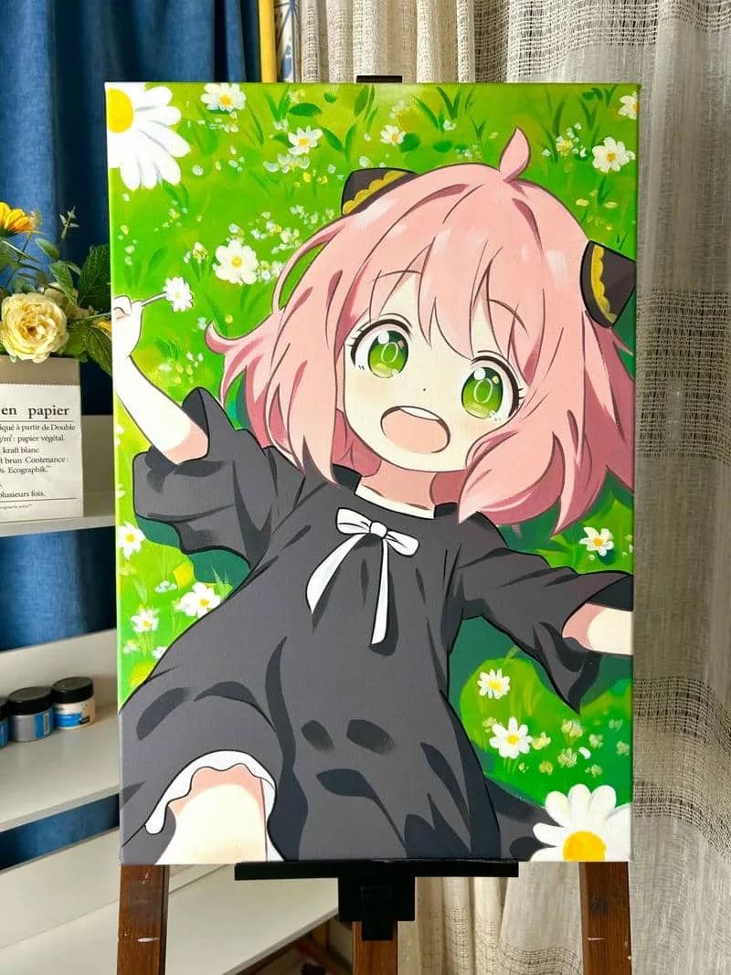 tranh vẽ mắt anime