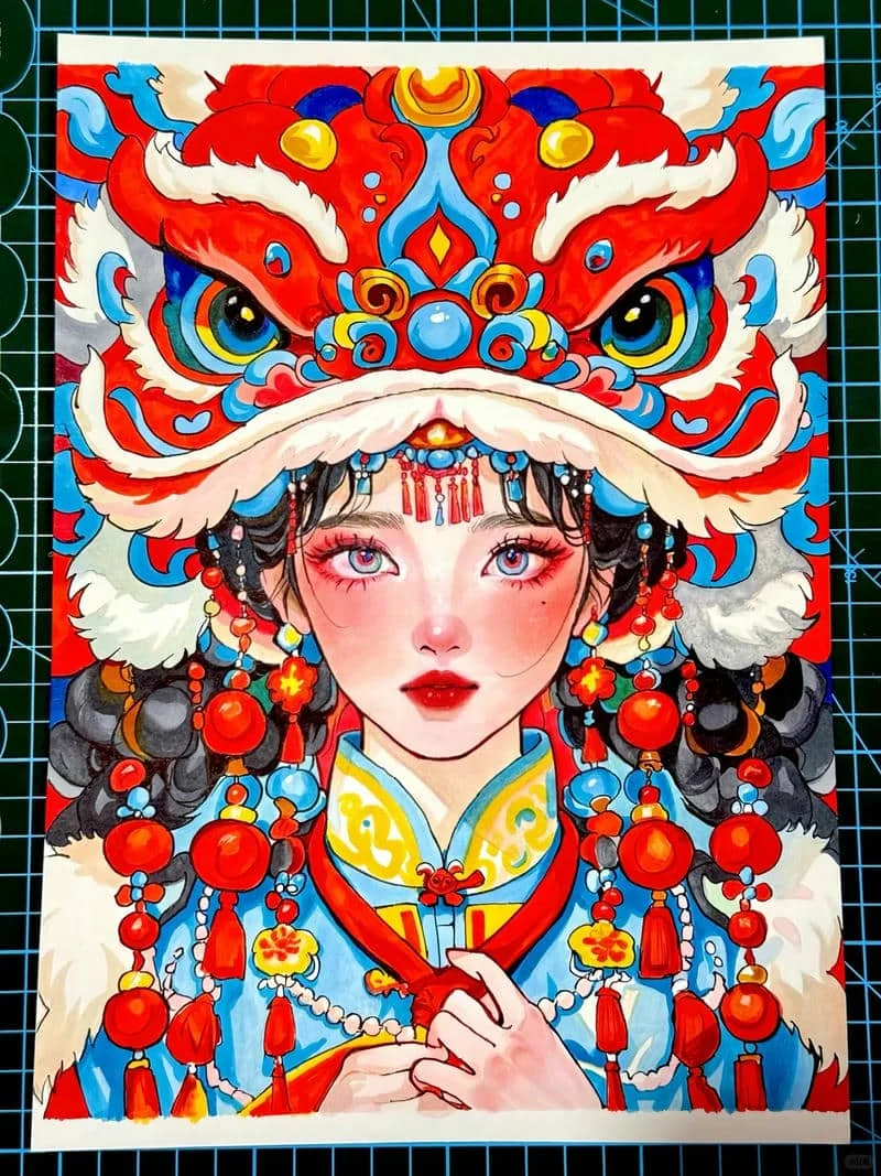 vẽ tranh công chúa anime