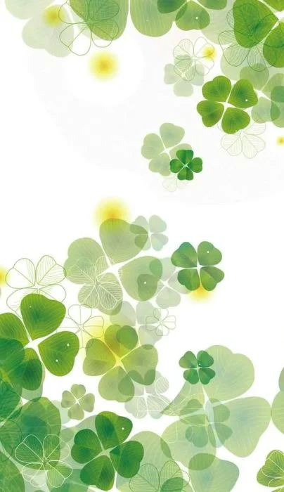 Hình nền cỏ 4 lá dành cho iPhone đẹp tuyệt vời