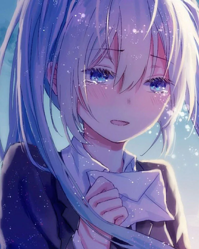 30+ Ảnh anime nữ buồn khóc cô đơn với tâm trạng đầy cảm xúc (2)