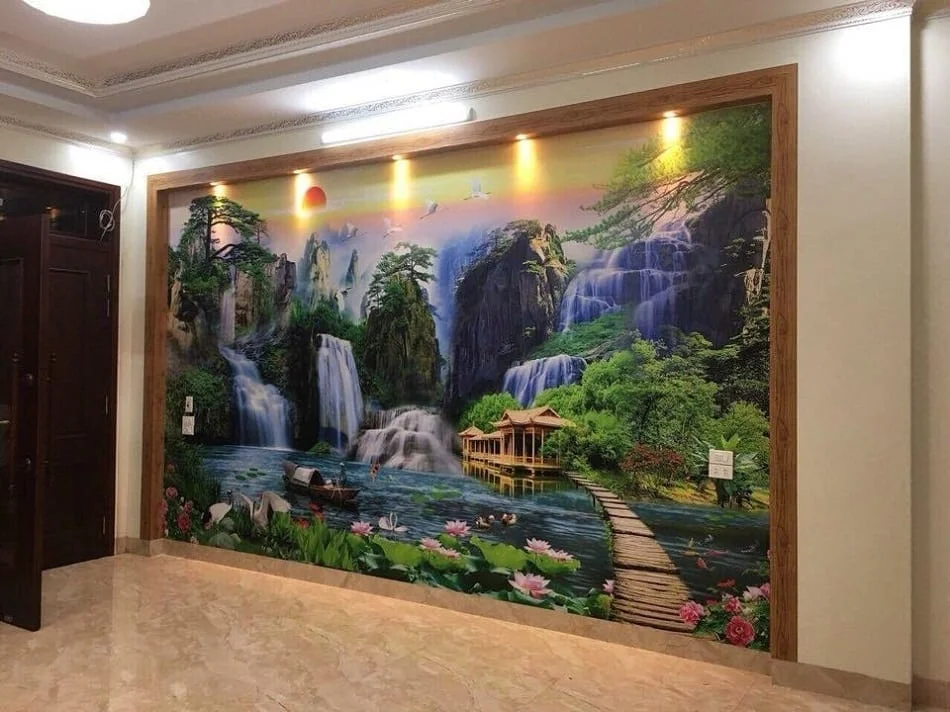 Cung Cấp Và Thi Công Hoàn Thiện Tranh Dán Tường 3D Ở Tại Bình Dương