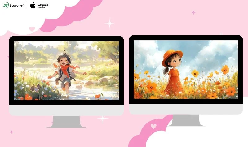 hình nền chibi dễ thương