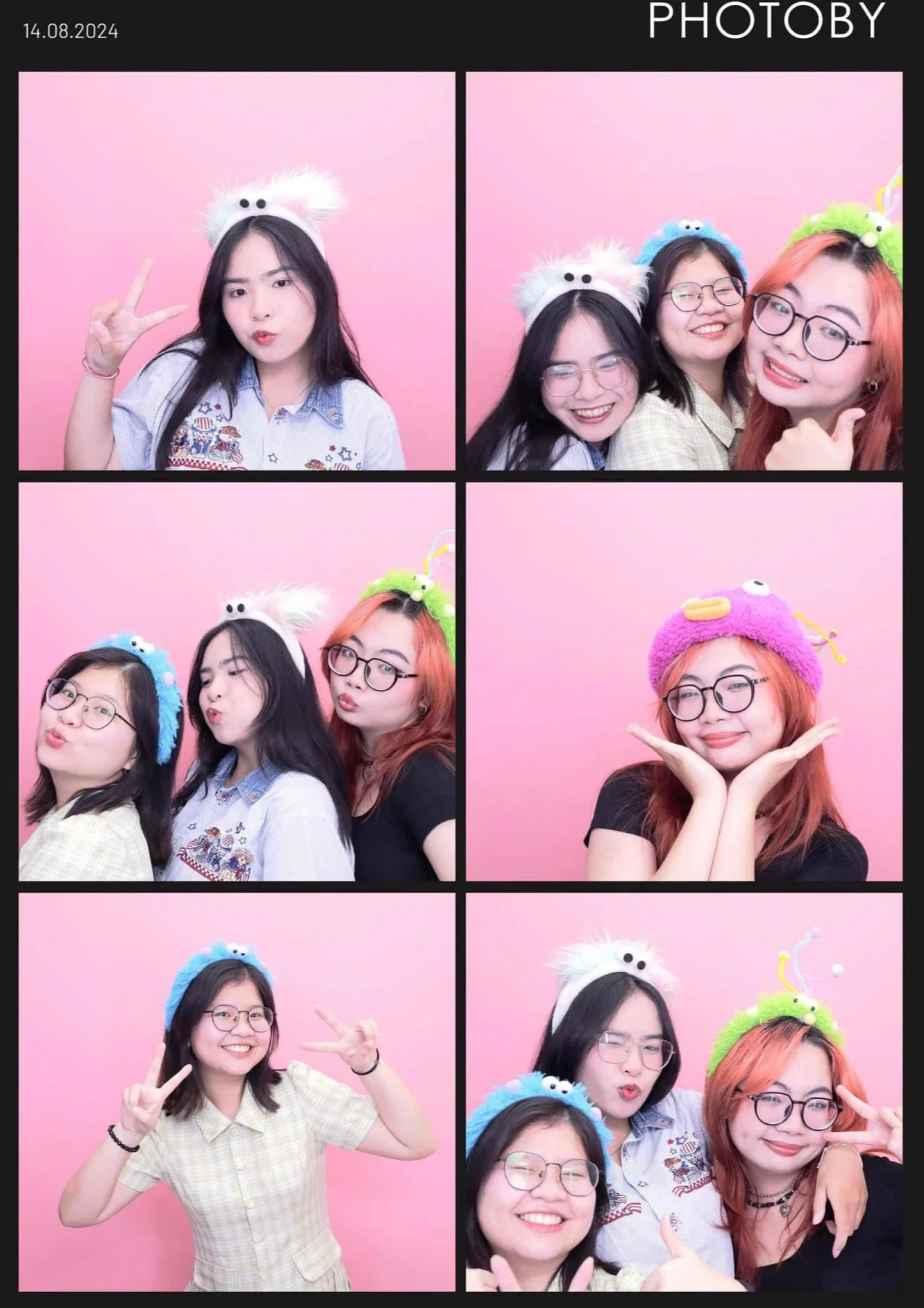 Chụp ảnh theo phong cách Hàn Quốc tại photo booth đang trở thành trào lưu