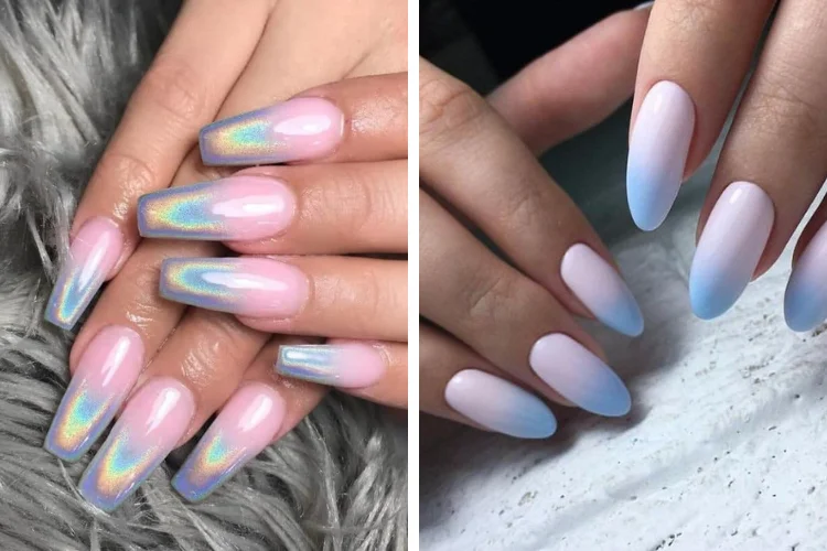 Những mẫu nail ombre tôn da cho móng ngắn (2)