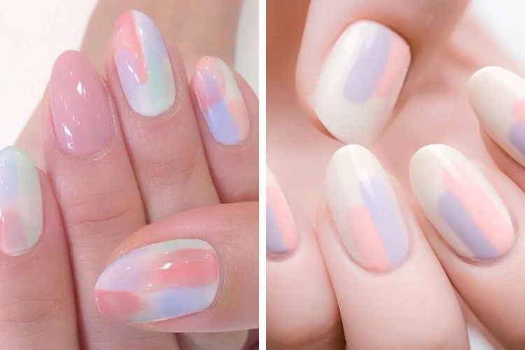 Mẫu nail pastel đẹp nhẹ nhàng