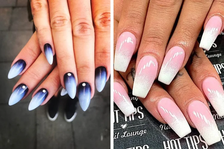 Những mẫu nail ombre tôn da cho móng ngắn (3)