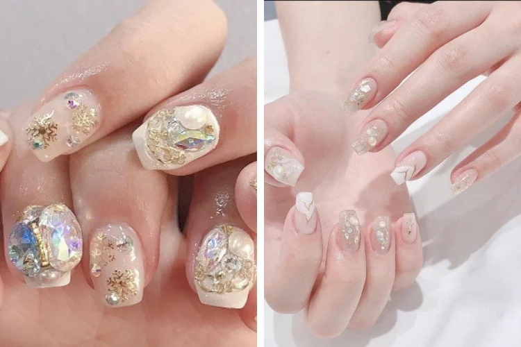 Kiểu móng khảm xà cừ thời thượng (2)