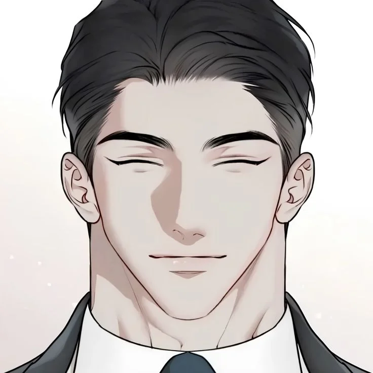 Gương mặt nam giới phong cách anime đại diện cho hình thái khởi sinh