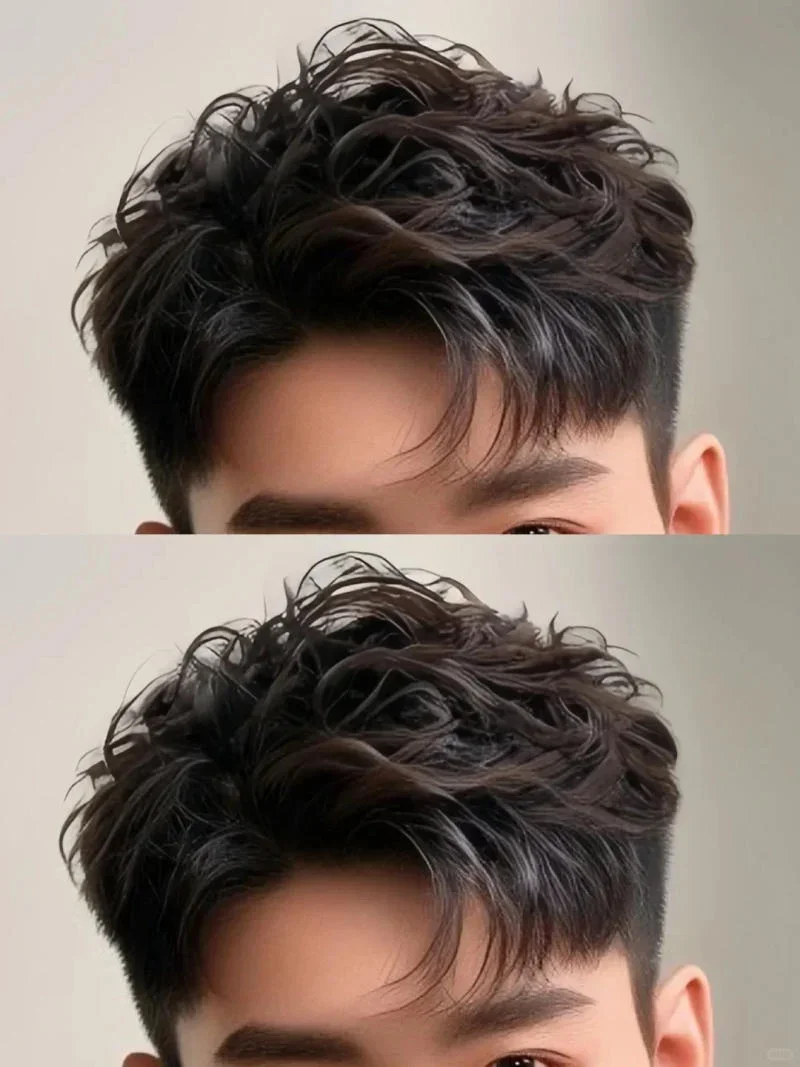 Kiểu tóc nam xoăn nhẹ trendy 2025