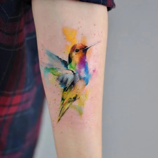 Nghệ Thuật Xăm Hình Watercolor Và Kỹ Thuật Thực Hiện image 73